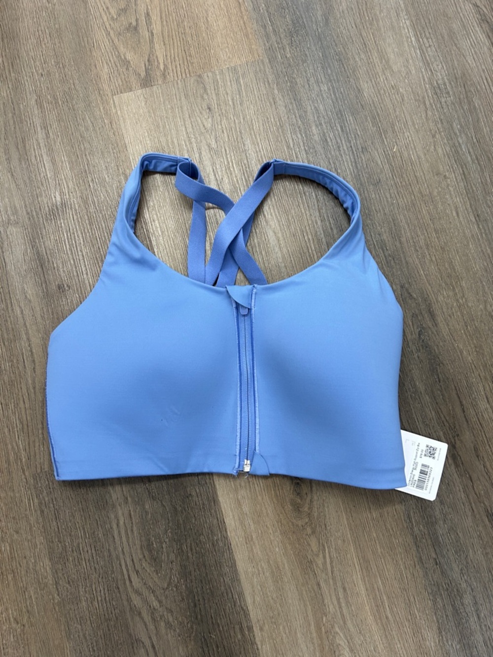 lululemon athletica Periwinkle Front-Zip Sports Bra 36DDD